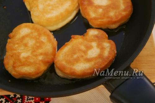 Оладьи без яиц на воде и без дрожжей. 