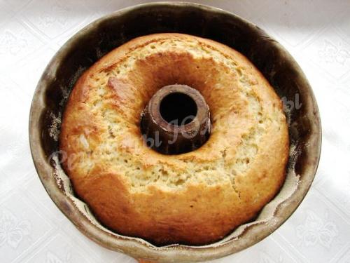 Банановый кекс на кефире