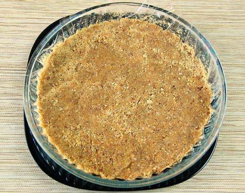 Желейный торт с фруктами и творогом. Процесс приготовления