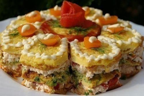 ТОП 5 самых вкусных закусочных тортов. ТОП-5 САМЫХ ВКУСНЫХ ЗАКУСОЧНЫХ ТОРТОВ