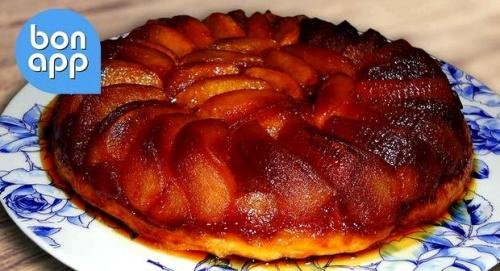 Заливной пирог с карамелизированными яблоками. Пирог с карамелизированными яблоками рецепт с фото