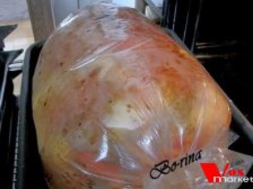 Мясо с овощами в духовке в рукаве. Мясо с овощами в духовке