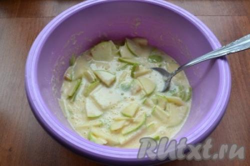 Французский яблочный пирог с заварным кремом. Французский яблочный пирог