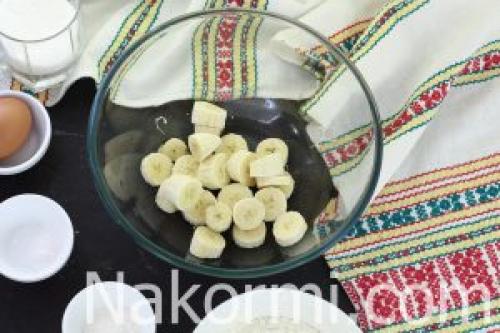 Простой банановый кекс. Ингредиенты