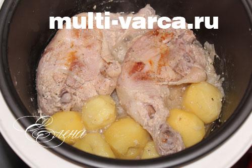 Курица маринованная в кефире в мультиварке. Запеченная курица в кефире в мультиварке