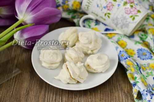 Как приготовить низкокалорийный зефир в домашних условиях рецепт. Диетический зефир из яблочного пюре