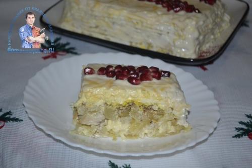 Салат Зимний свитер. Настоящее украшение новогоднего стола