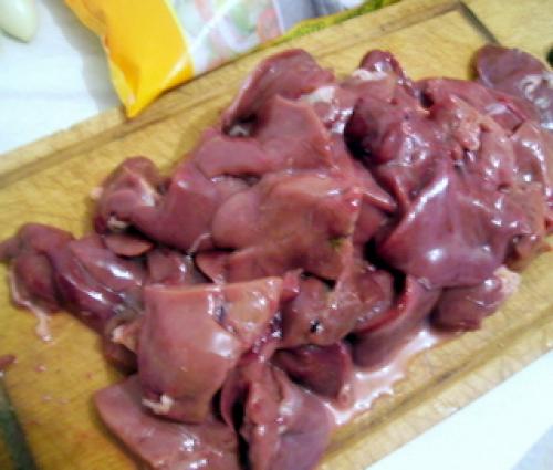 Паштет из куриной печени с рисом