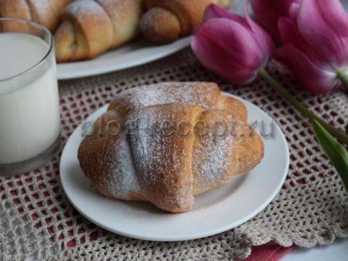 Рогалики на маргарине тают во рту. Ингредиенты: