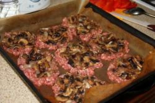 Ленивое мясо по французски. 