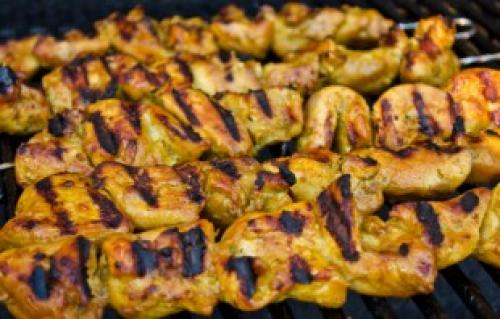 Курица, маринованная в соевом соусе