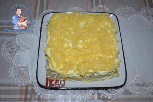 Салат Зимний свитер. Настоящее украшение новогоднего стола