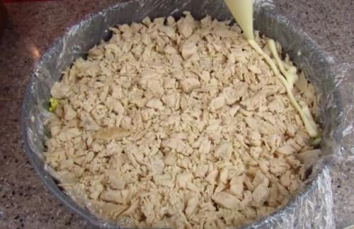 Салат перевертыш Грибная поляна с опятами. Салат Грибная поляна с шампиньонами из 7 слоев