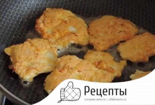 Куриная грудка в кляре на сковороде. Куриная грудка в простом кляре