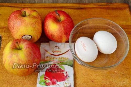 Как приготовить низкокалорийный зефир в домашних условиях рецепт. Диетический зефир из яблочного пюре