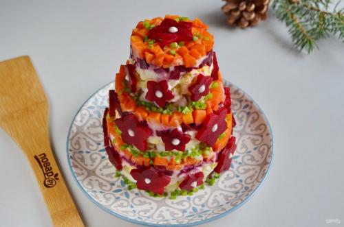 5 самых вкусных салатов.  Селедка под шубой