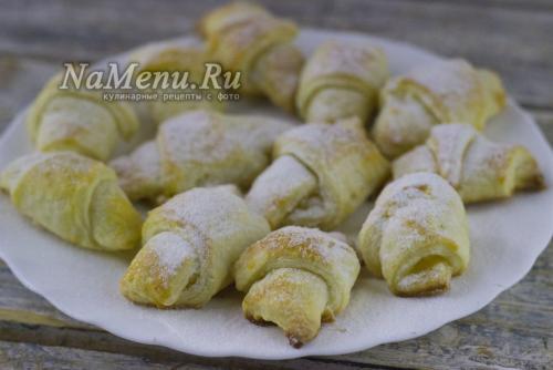 Рогалики на маргарине и сметане. Рецепт 2: рогалики на сметане и маргарине