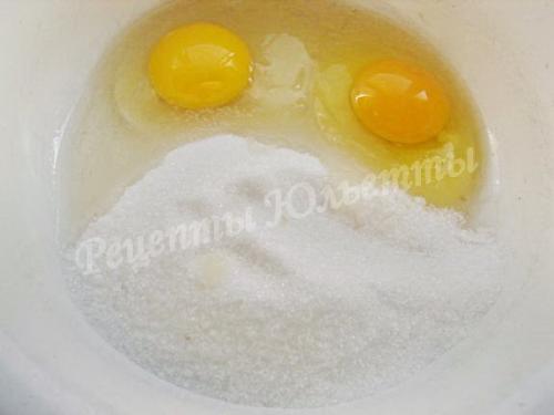 Банановый кекс на кефире