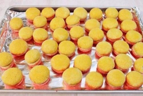 Пирожное «ПЕРСИКИ» с Нежнейшей начинкой МАСКАРПОНЕ! Даже можно тем, кто худеет!