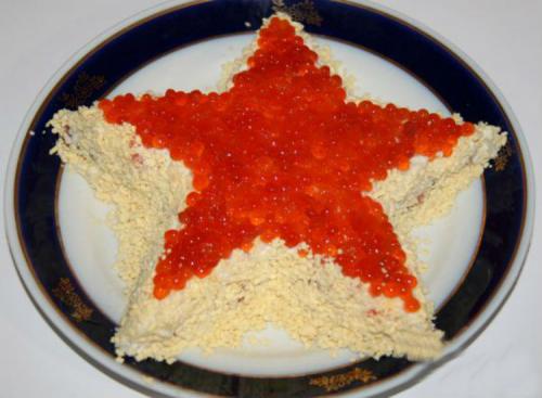 Салат из красной рыбы и икры. Салат с икрой и красной рыбой «Царский» – блюдо для настоящих гурманов