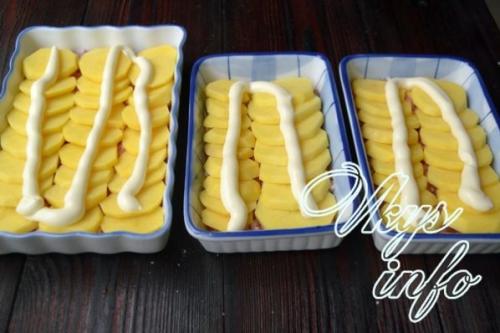 Мясо по французски с фаршем и морковью. Рецепт 6: картошка по-французски с фаршем и сыром