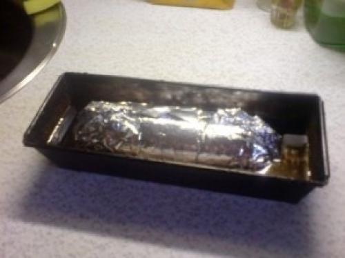 Куриный рулет с желатином в пищевой пленке. Куриный рулет с желатином