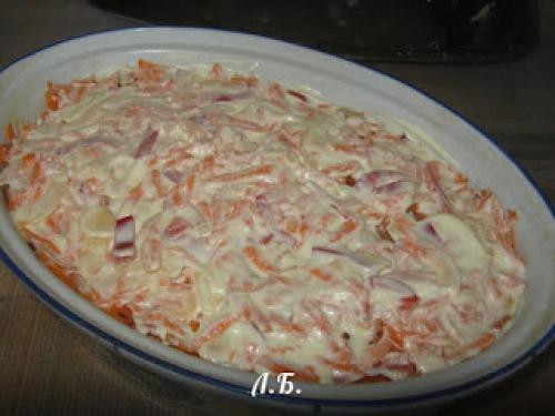 Сельдь в духовке с морковью. Сельдь запеченная в духовке с овощами