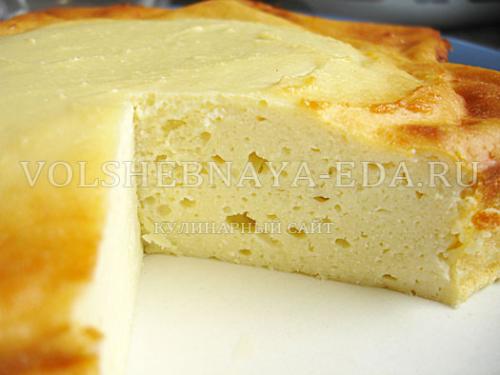 Творожный пудинг — рецепт №1, базовый