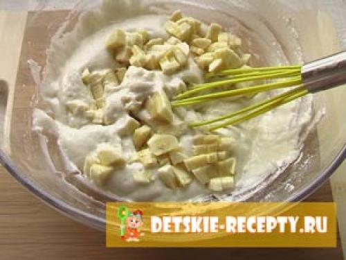 Банановые оладьи для ребенка 1 год. Оладьи пышные для детей (без яиц) с бананом — фото рецепт