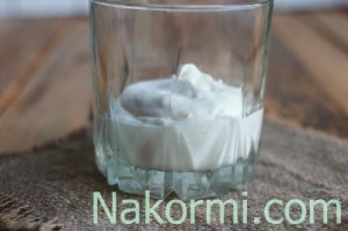 Творожно-банановый десерт