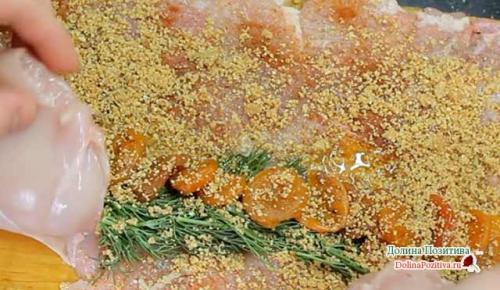 Рулет из рубленого куриного мяса. Рулет из курицы пошагово в фольге в духовке