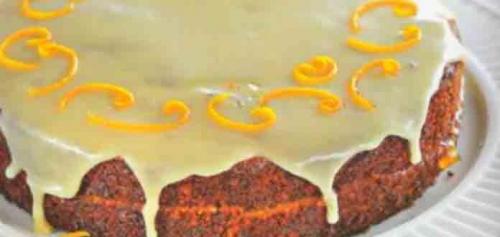 Морковно-апельсиновый торт