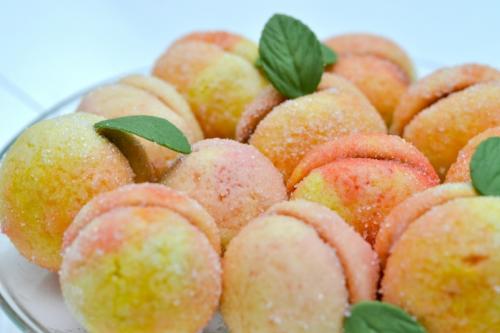 Пирожное «ПЕРСИКИ» с Нежнейшей начинкой МАСКАРПОНЕ! Даже можно тем, кто худеет!