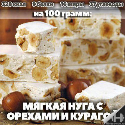 Мягкая нуга с орехами и курагой идеальный перекус после тренировки