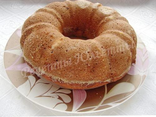 Банановый кекс на кефире