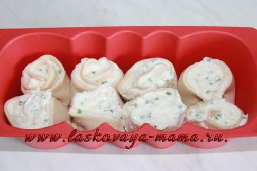 Закусочный пирог из слоеного теста. Закусочный пирог с сыром