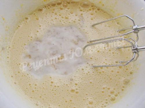 Банановый кекс на кефире