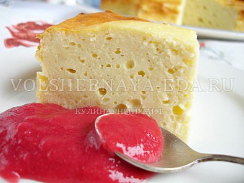 Творожный пудинг — рецепт №1, базовый