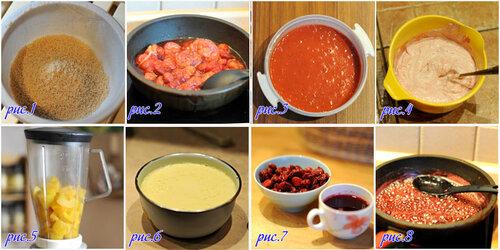 Торт с фруктовым суфле "Два облака"