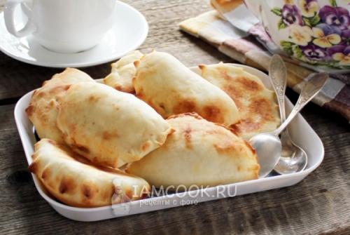 Пирожки из творожного теста с яблоками в духовке. Творожные пирожки с яблоками