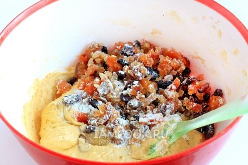 Английский рождественский кекс с сухофруктами и орехами. Кекс рождественский с сухофруктами и орехами