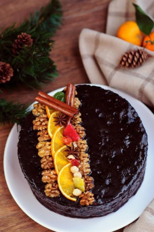 Английский рождественский кекс от Джейми Оливера. Английский рождественский фруктовый кекс