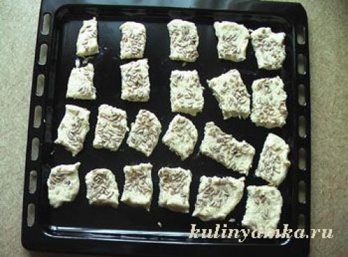 Сырное печенье с творогом