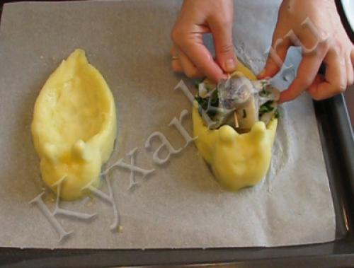 Картофельные улитки с РЫБОЙ. Описание