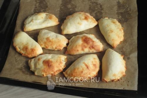 Пирожки из творожного теста с яблоками в духовке. Творожные пирожки с яблоками