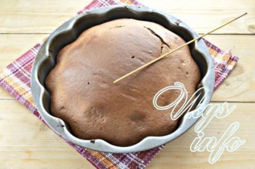 Шоколадный пирог на кефире