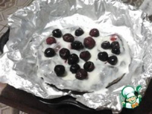 Шоколадный Наполеон с вишней рецепт.