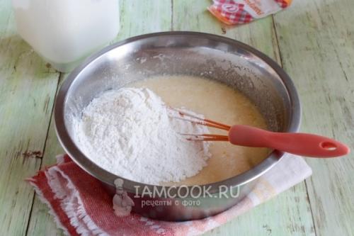 Кекс на кефире. Пышный кекс на кефире