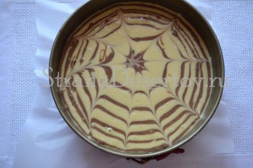 Пирог на кефире зебра. Пышный пирог зебра