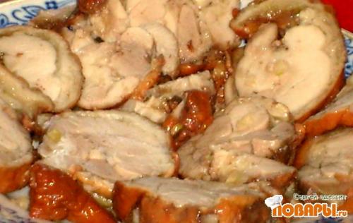 Бедро в луковой шелухе.